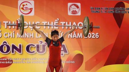 Giải Cử tạ - Đại hội Thể dục thể thao TpHCM lần 1 năm 2026
