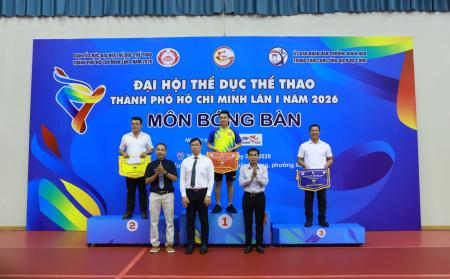 Giải Bóng bàn Đại hội Thể dục thể thao Thành phố Hồ Chí Minh lần 1 năm 2026